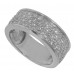 1.25 ct Ladies Four Row Diamond Anniversary Wedding Band Ring